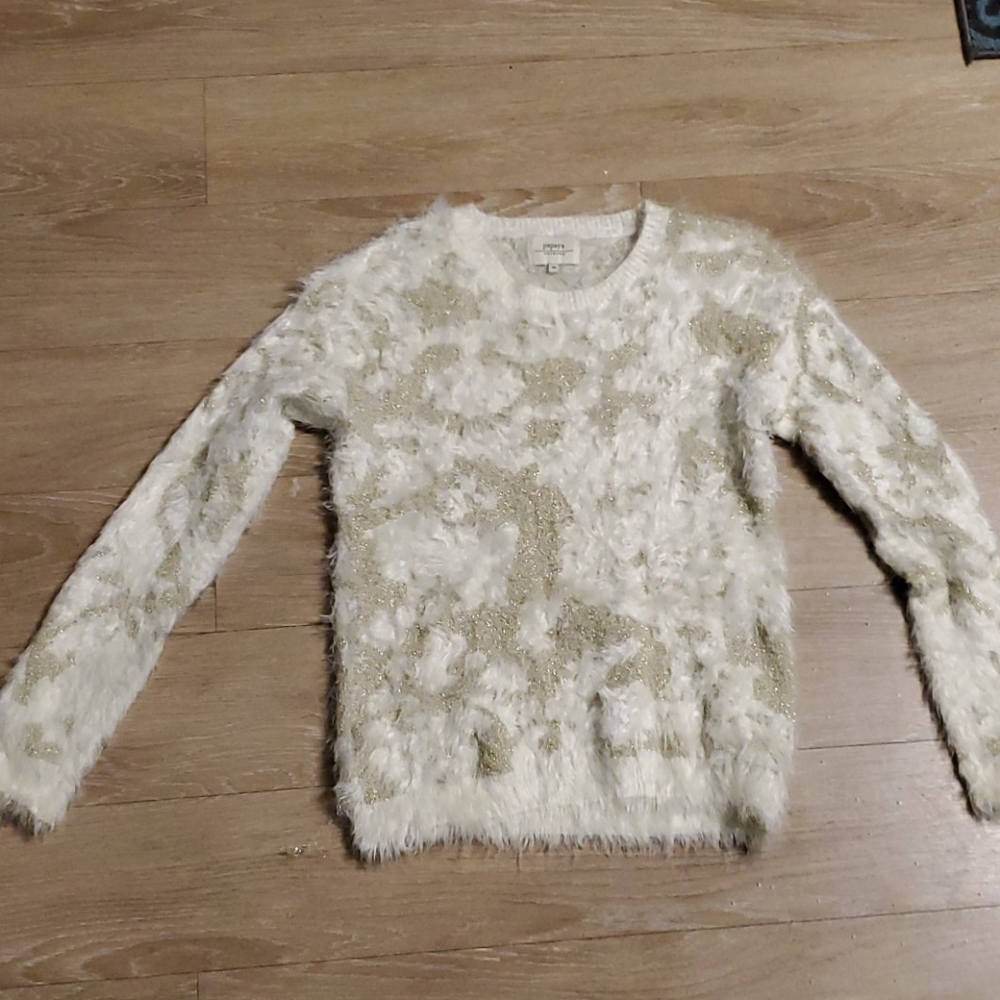 Sparkly gold sweater
